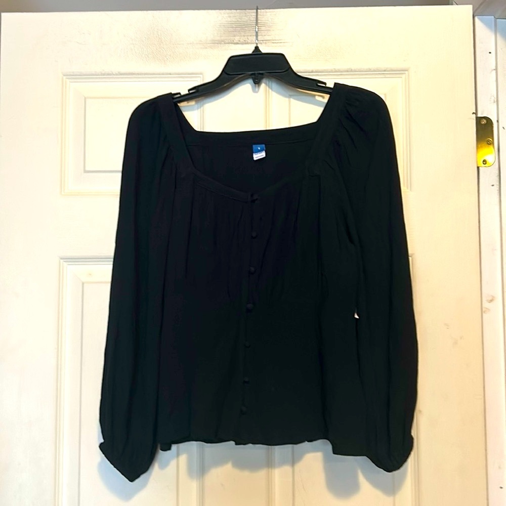 Old Navy Blouse Size Small Black
